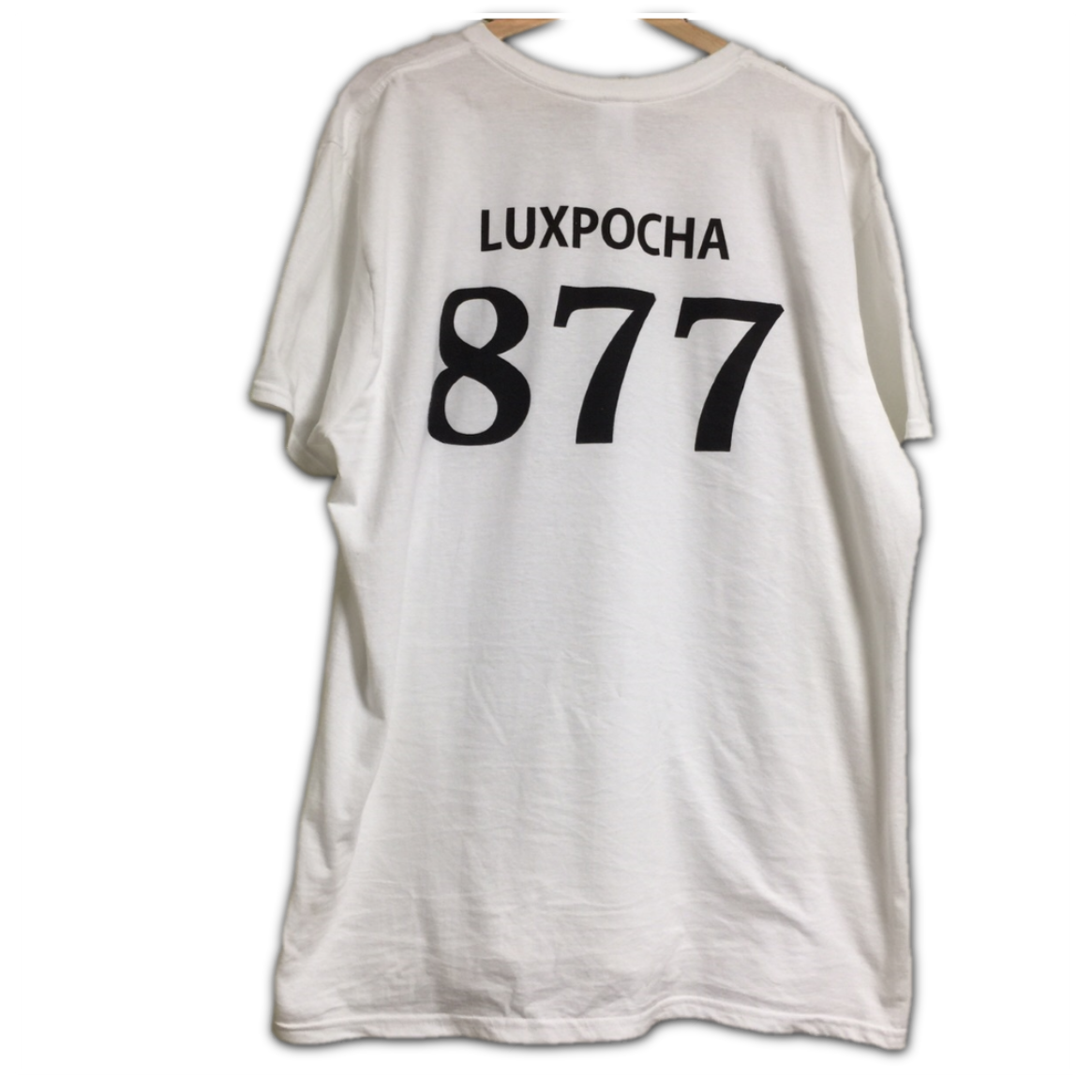 LUXPOCHA877 VネックＴシャツ ホワイト